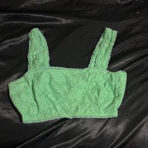 American Eagle Outfitters Teal Textured Top